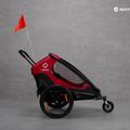 Fahrradanhänger 2 Sitzer Hamax Outback Twin schwarz-rot 464_HAM 10