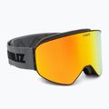 Skibrille Bliz Flow matt black/brown gold multi/yellow 2