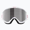 Skibrille Kinder Bliz Liner Jr white pink logo/pink&silver mirror 2