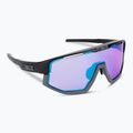 Bliz Vision Nano Optics Nordic Light S2 Fahrradbrille matt schwarz/hell begonia/violett blau multi
