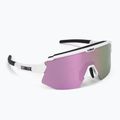 Bliz Breeze S3+S0 matt weiß / braun rosa multi / klar Fahrradbrille P52102-04 2