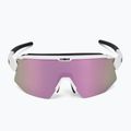 Bliz Breeze S3+S0 matt weiß / braun rosa multi / klar Fahrradbrille P52102-04 4