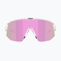 Bliz Breeze Small S3+S0 matt weiß/braun rose multi/klar Fahrradbrille 5