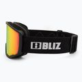 Skibrille Bliz Spark black/brown&red 4
