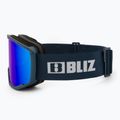Skibrille Bliz Spark dark blue/brown&blue 4