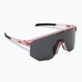 Bliz Hero Small S3 transparent rosa/Rauch Fahrradbrille