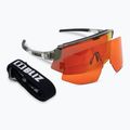 Bliz Breeze S3+S2 transparent dunkelgrau/braun rot multi/orange Fahrradbrille