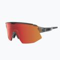 Bliz Breeze S3+S2 transparent dunkelgrau/braun rot multi/orange Fahrradbrille 4