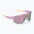 Sonnenbrille Bliz Fusion matte pastel purple yellow logo/brown pink multi 2