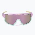 Sonnenbrille Bliz Fusion matte pastel purple yellow logo/brown pink multi 4