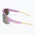 Bliz Fusion S3 matt pastell lila gelbes Logo / braun rosa multi 52305-34 Fahrradbrille 5