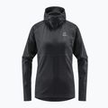 Damen-Trekking-Sweatshirt Haglöfs Skuta Hood schwarz 605072