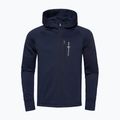 Herren-Segel-Kapuzenjacke Sail Racing Spray Powerstretch Zip Hood dark navy