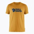 Herren-Trekking-T-Shirt Fjällräven Logo ocker