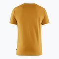 Herren-Trekking-T-Shirt Fjällräven Logo ocker 2