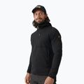 Herren-Trekking-Sweatshirt Fjällräven Keb Fleece Hoodie schwarz F81878