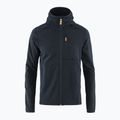 Herren-Trekking-Sweatshirt Fjällräven Keb Fleece Hoodie navy blau F81878