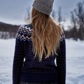 Fjällräven Damen Pullover Övik Strickjacke dunkel marineblau 11