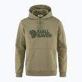 Herren-Trekking-Sweatshirt Fjällräven Logo Hoodie grün F84144