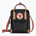 Fjällräven Kanken Rainbow Sling 2.5 l schwarz/Regenbogenmuster