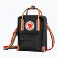 Fjällräven Kanken Rainbow Sling 2.5 l schwarz/Regenbogenmuster 2