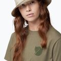 Damen-Trekking-T-Shirt Fjällräven Fox Boxy Logo grün F87153 2