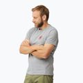 Herren Fjällräven 1960 Logo-T-Shirt grau/melange 4