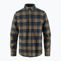 Herrenhemd Fjällräven Singi Heavy Flannel dunkelmarine/buchweizenbraun