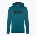 Herren-Trekking-Sweatshirt Fjällräven Logo Hoodie Tiefsee