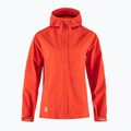 Damen-Regenjacke Fjällräven HC Hydratic Trail flammend orange