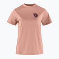 Trekking Shirt Damen Fjällräven Fox Boxy Logo dusty Rosa