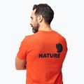 Herren Fjällräven Walk With Nature T-Shirt in Flammenorange 3