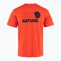 Herren Fjällräven Walk With Nature T-Shirt in Flammenorange 5