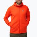 Herren-Trekkingjacke Fjällräven Expedition Fleece Hoodie flammend orange