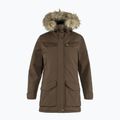 Damen gefütterter Mantel Fjällräven Nuuk Parka dark oak