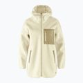 Hoodie Sweatshirt Damen Fjällräven Vardag Pile Fleece Long chalk white