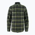 Herrenhemd Fjällräven Singi Heavy Flannel Black/Deep Forest