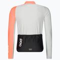 Herren-Radsport-Langarmhemd POC Essential Road Mid Jersey granite grey/zink orange 2