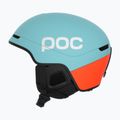 Skihelm POC Obex Contour indicolite blue matt/carnelian orange matt 2