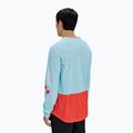 Herren Fahrrad-Langarmshirt POC Motion Air Jersey lazurite blue/carnelian orange 2