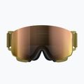 Skibrille POC Nexal olivine green/partly sunny rose gold