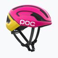 Fahrradhelm POC Omne Air MIPS rhos red matt/citrine yellow matt