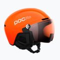 Kinder-Skihelm POC POCito Obex Visor S2 Jr fluo orange/clarity pocito/partly sunny/lt orange