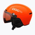 Kinder-Skihelm POC POCito Obex Visor S2 Jr fluo orange/clarity pocito/partly sunny/lt orange 2