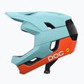Fahrradhelm POC Otocon Race MIPS indicolite blue matt/carnelian orange matt 2