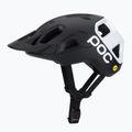 Fahrradhelm POC Cularis uranium black matt/hydrogen white w. logo 3