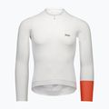 Herren Fahrrad-Langarmshirt POC Cadence Jersey hydrogen white