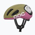 Fahrradhelm POC Amidal olivine green matt/thulite pink matt 2