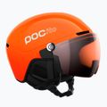 Kinder-Skihelm POC POCito Obex Visor S2 Jr fluorescent orange