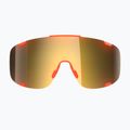 Sonnenbrille POC Devour fl.orange translucent/clarity road/Paartly sunny gold 2